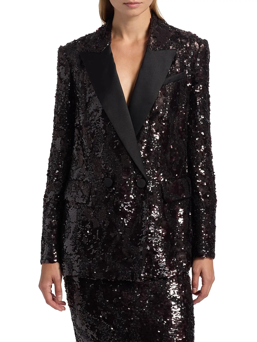 Sevyn Sequin Tuxedo Jacket