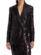 Sevyn Sequin Tuxedo Jacket