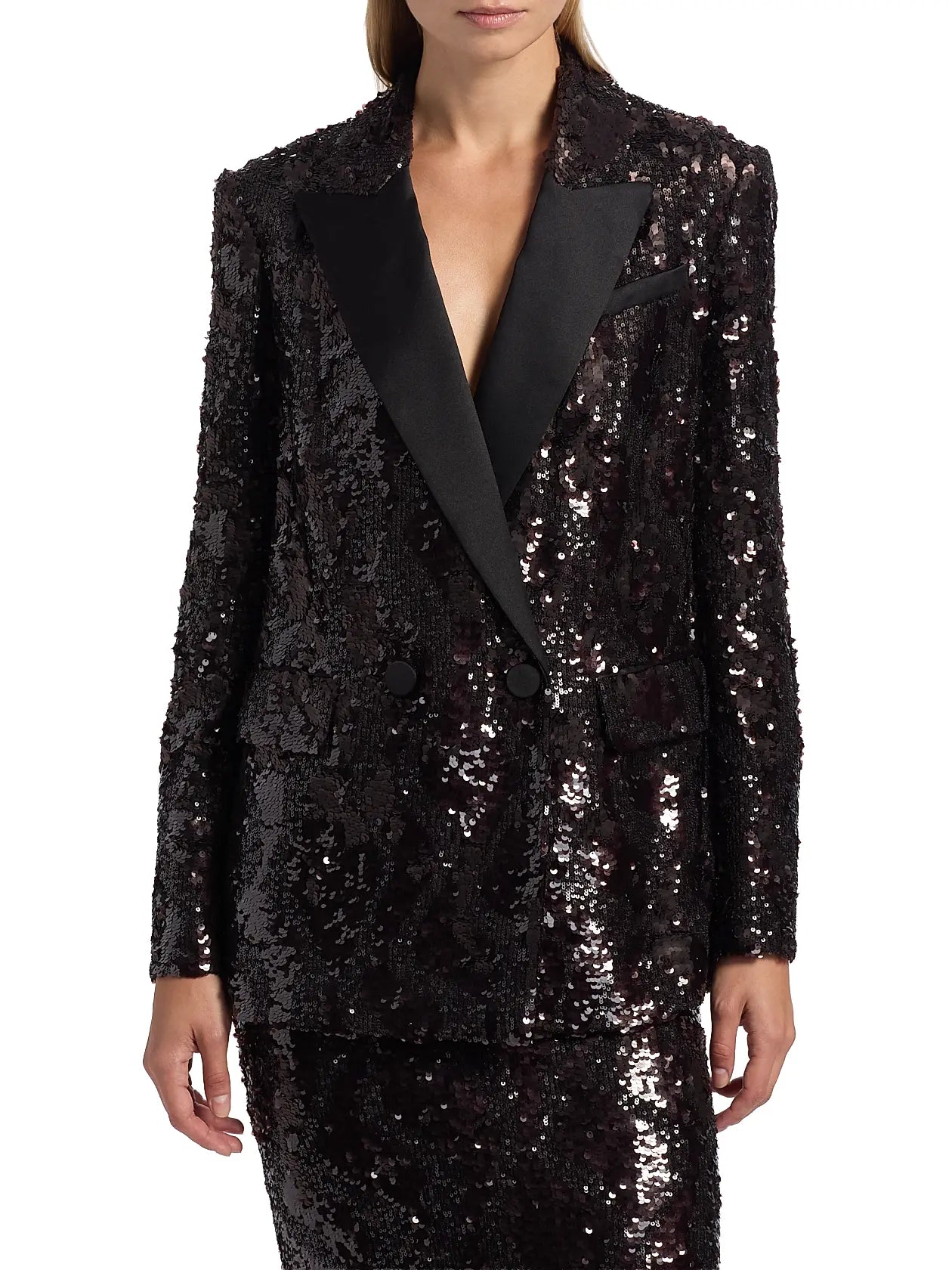 Sevyn Sequin Tuxedo Jacket