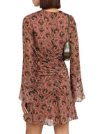 Beaty Ruched Mini Dress