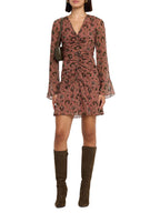 Beaty Ruched Mini Dress
