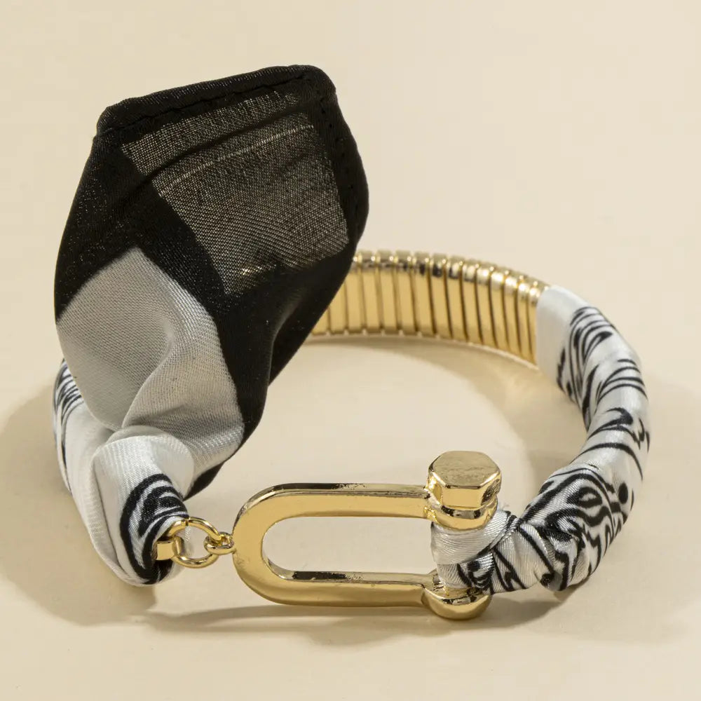 Scarf Wrapped Bangle