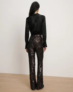 Collier Sequin Skinny Flare Pant