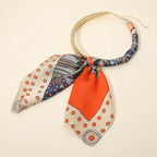Abstract Scarf Necklace