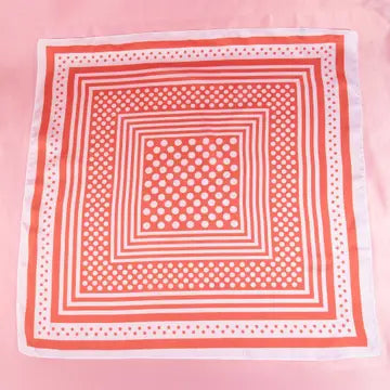 Polka Dot Satin bandana