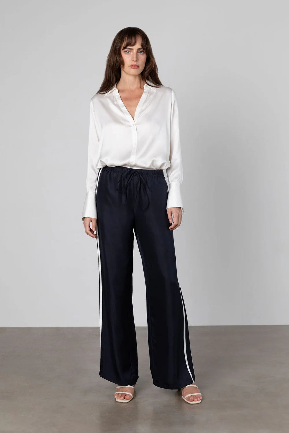 Sporty Silk Track Pant