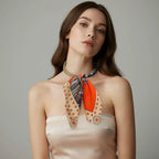 Abstract Scarf Necklace