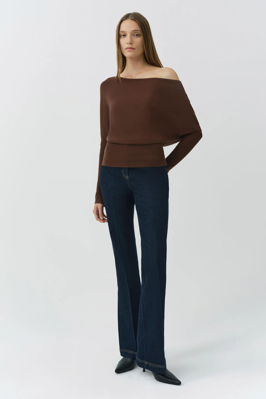 Lavina Off Shoulder Knit Sweater