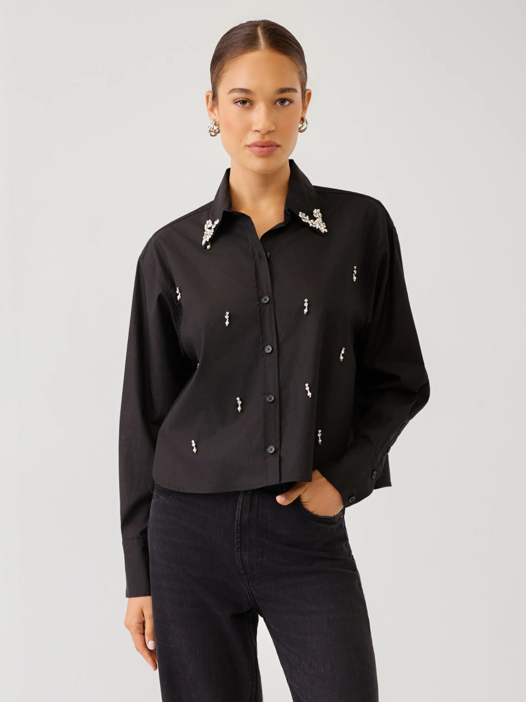 Lisa Embellished Button-Up