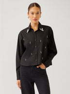 Lisa Embellished Button-Up