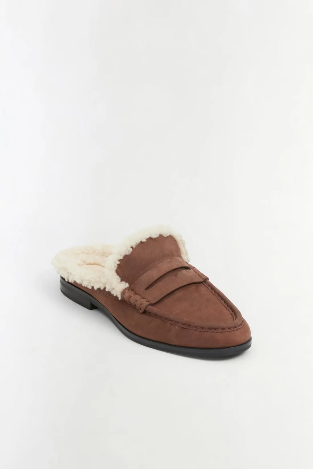 Dean Shearling Loafer Mule