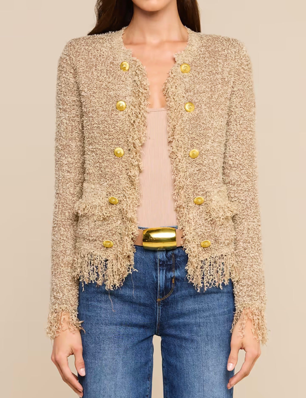 Mireille Fringe Cardigan