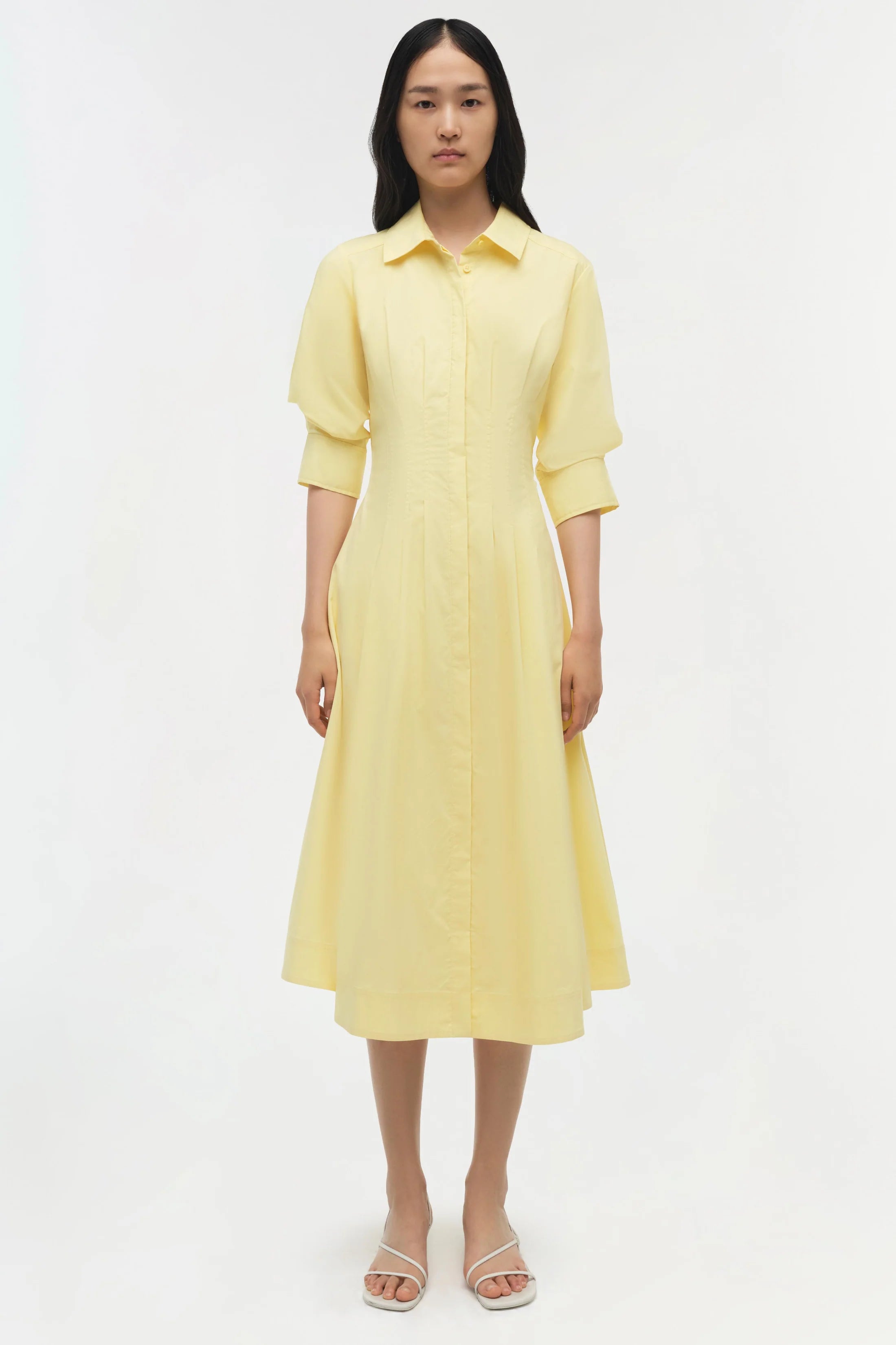Jazz Pintuck Midi Dress