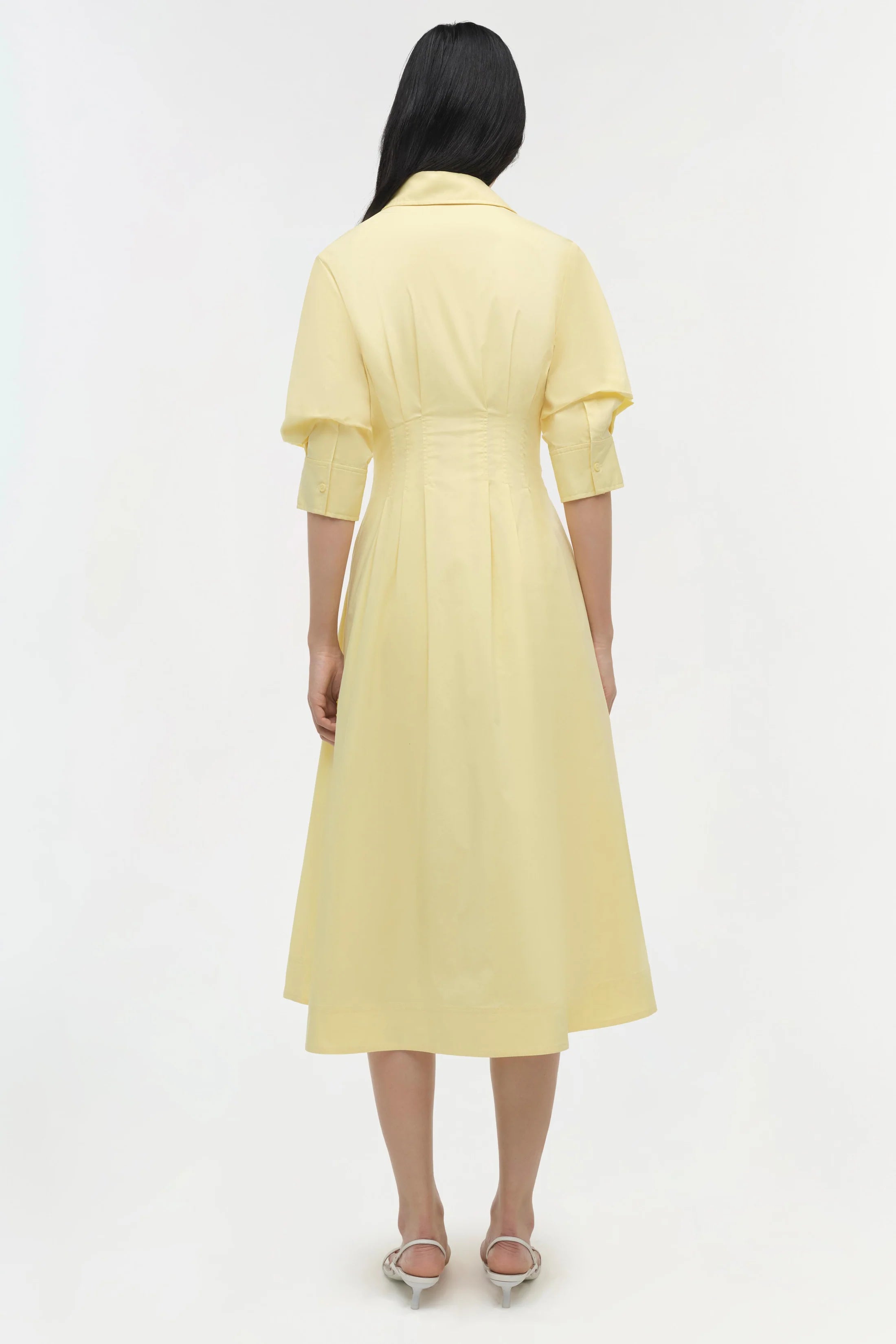 Jazz Pintuck Midi Dress