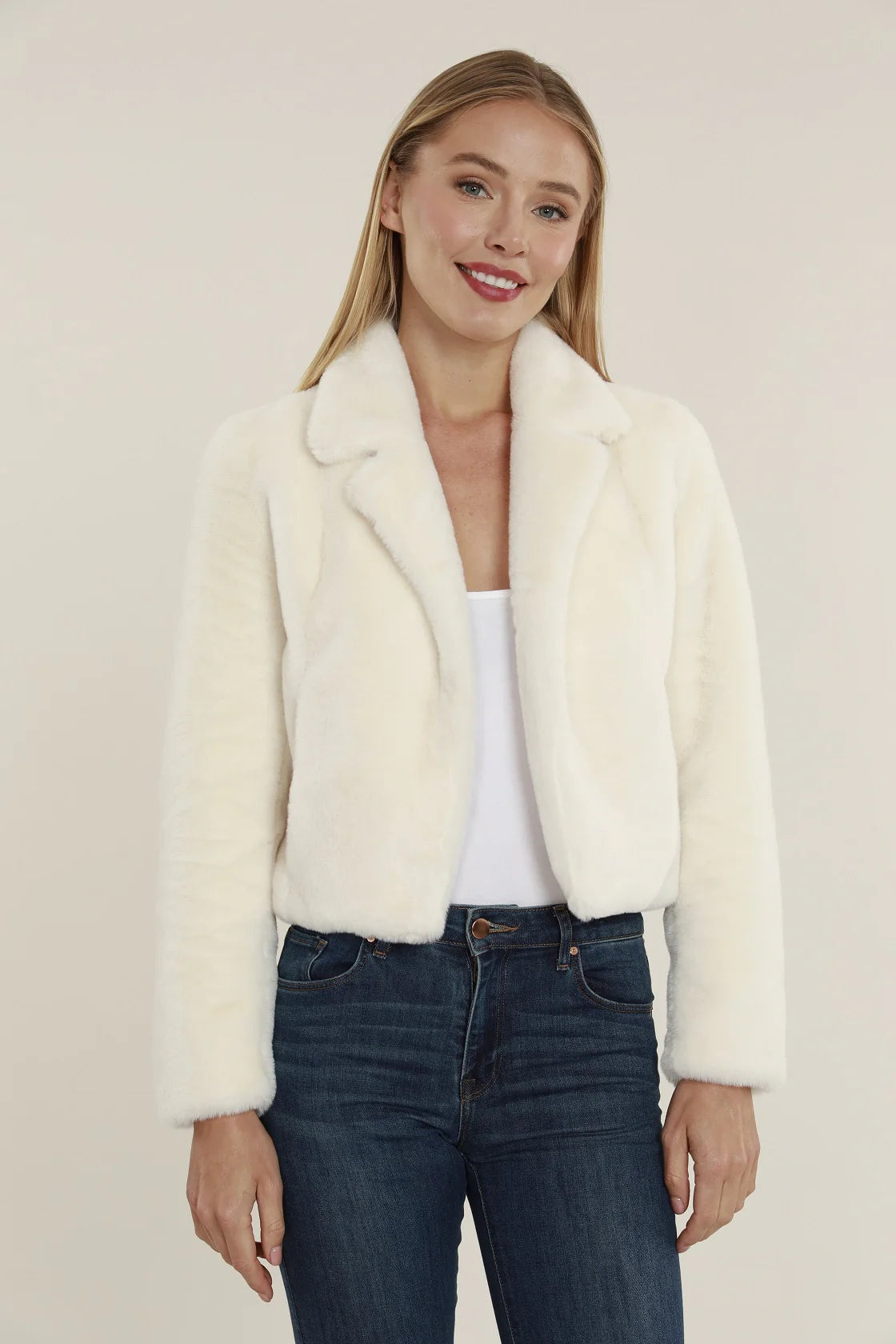 Plush Faux Fur Jacket