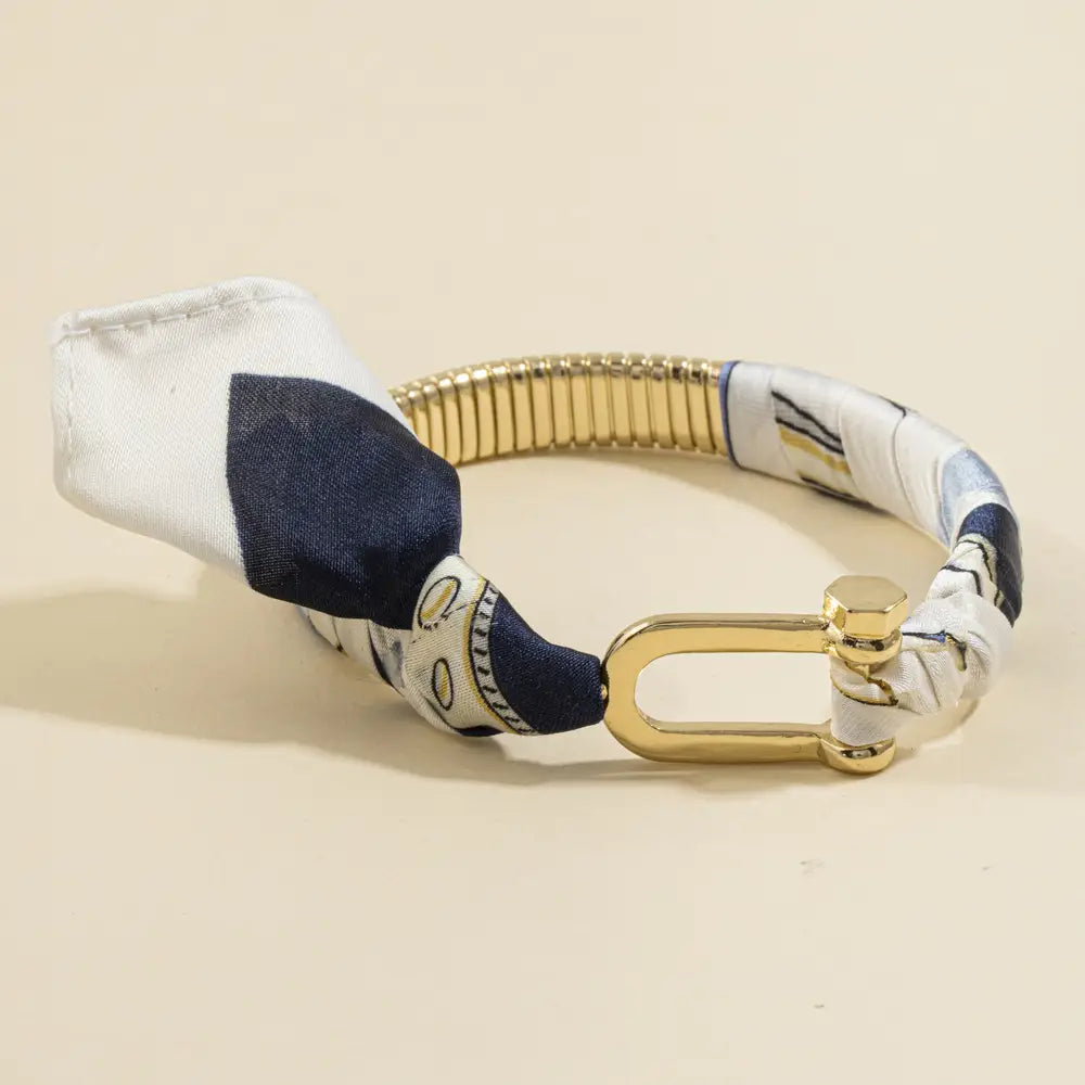 Scarf Wrapped Bangle