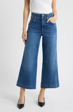 The Seamed Wide Leg Trouser Crop
