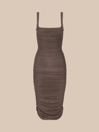 Ayna Shirred Dress