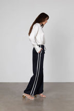 Sporty Silk Track Pant