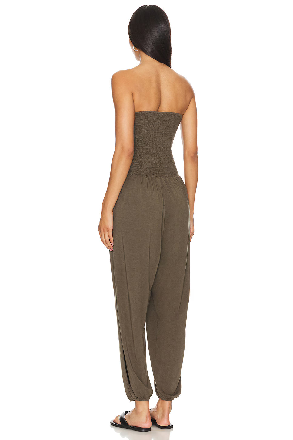 Smocked Tube Top Jumpsuit