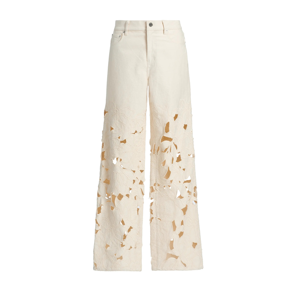 Betty Floral Cut Out Jean