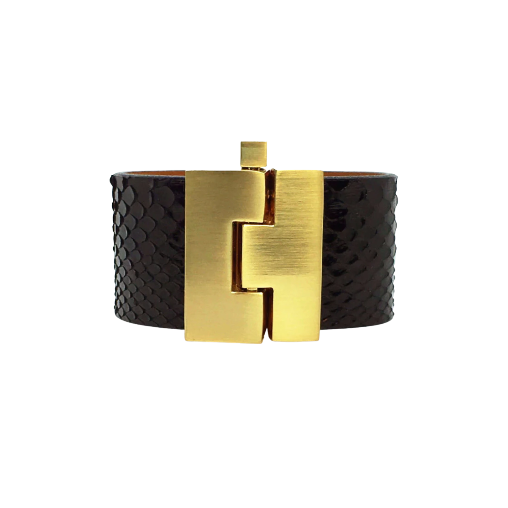 Wide Exotics Jigsaw Cuff