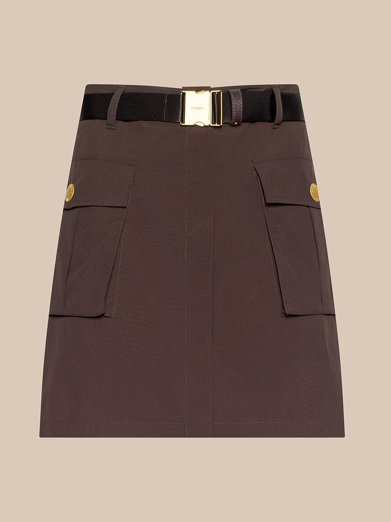 Norene Nylon Mini Skirt