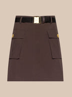 Norene Nylon Mini Skirt