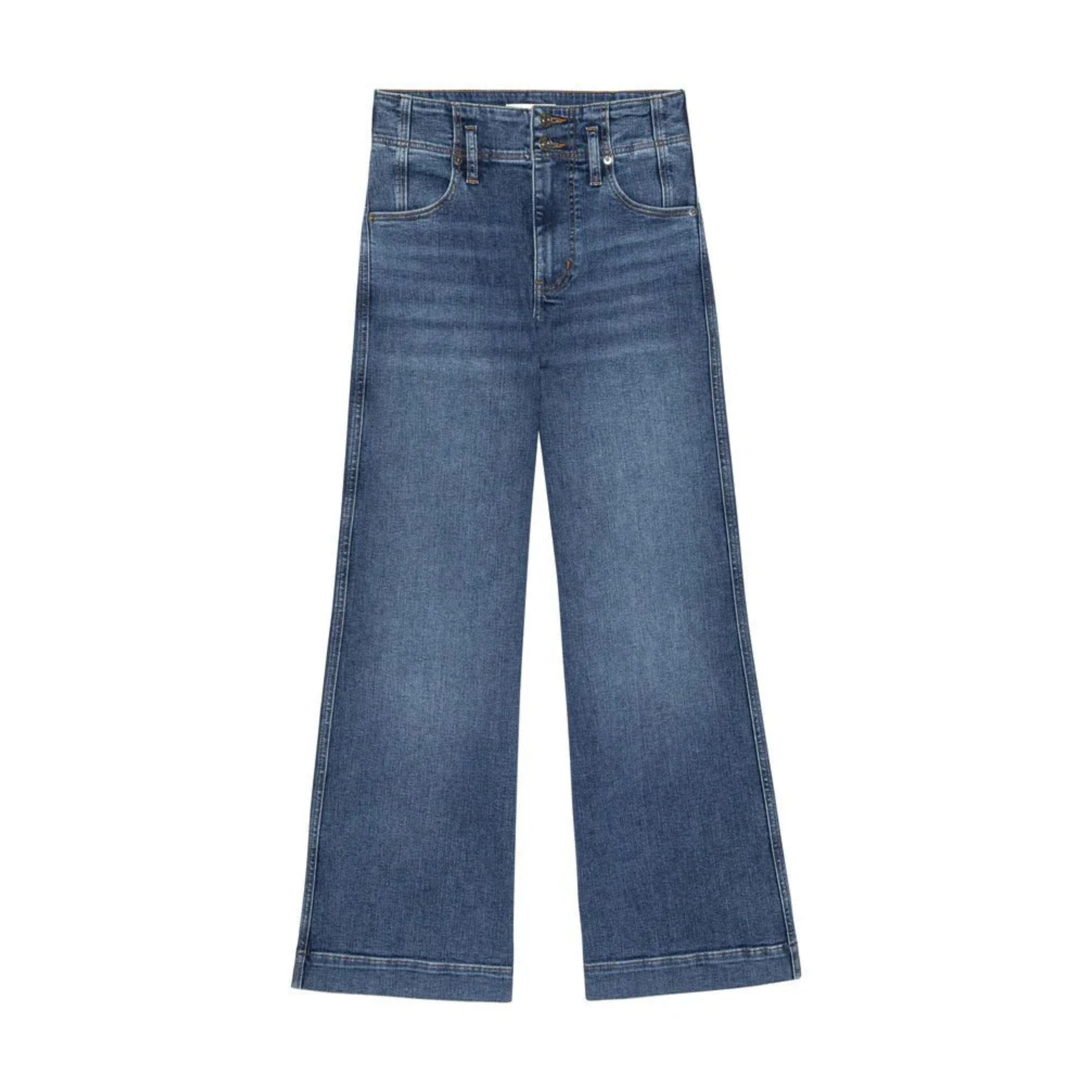 The Seamed Wide Trouser Crop