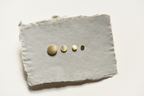 Earring Studs - Set of 4 Brass