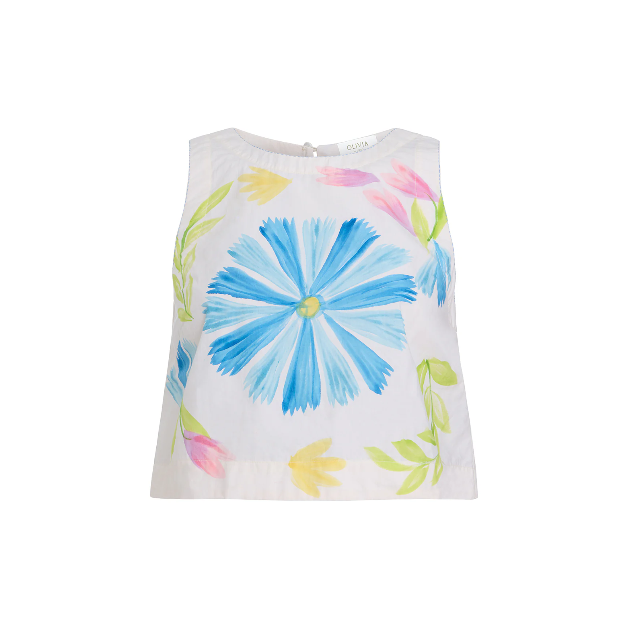 Dani Top Flora Painted