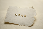 Earring Studs - Set of 4 Brass