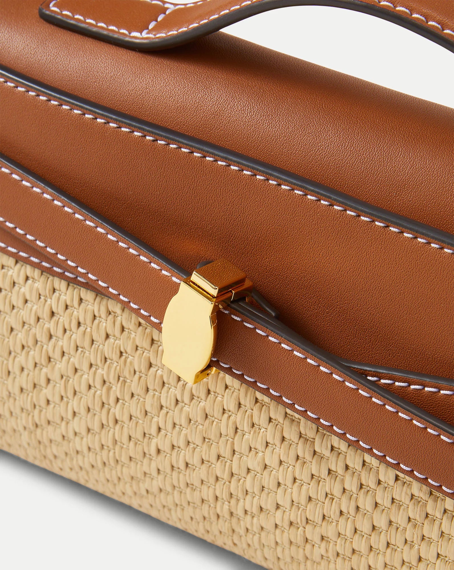 Raffia Dash Clutch