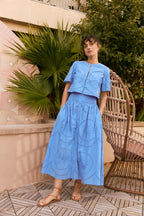 Georgia Skirt Azul Lace