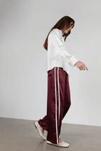 Sporty Silk Track Pant