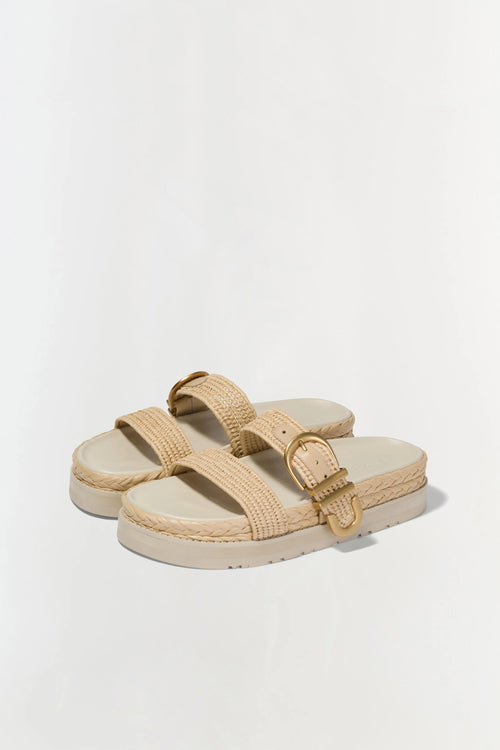 Aida Raffia Sandal