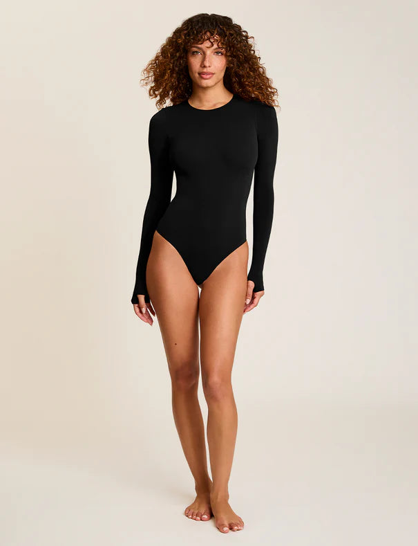Prima Ballet Long Sleeve Bodysuit with Thumbholes
