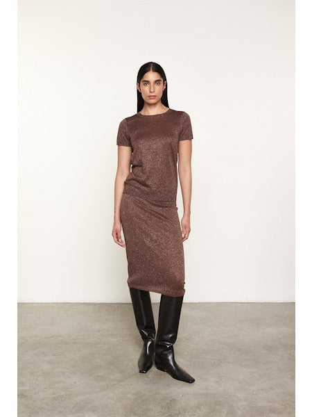 Lamé S/S Sweater
