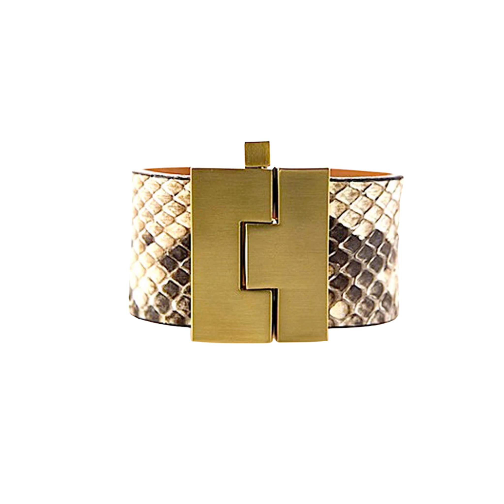 Wide Exotics Jigsaw Cuff