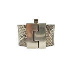 Wide Exotics Jigsaw Cuff