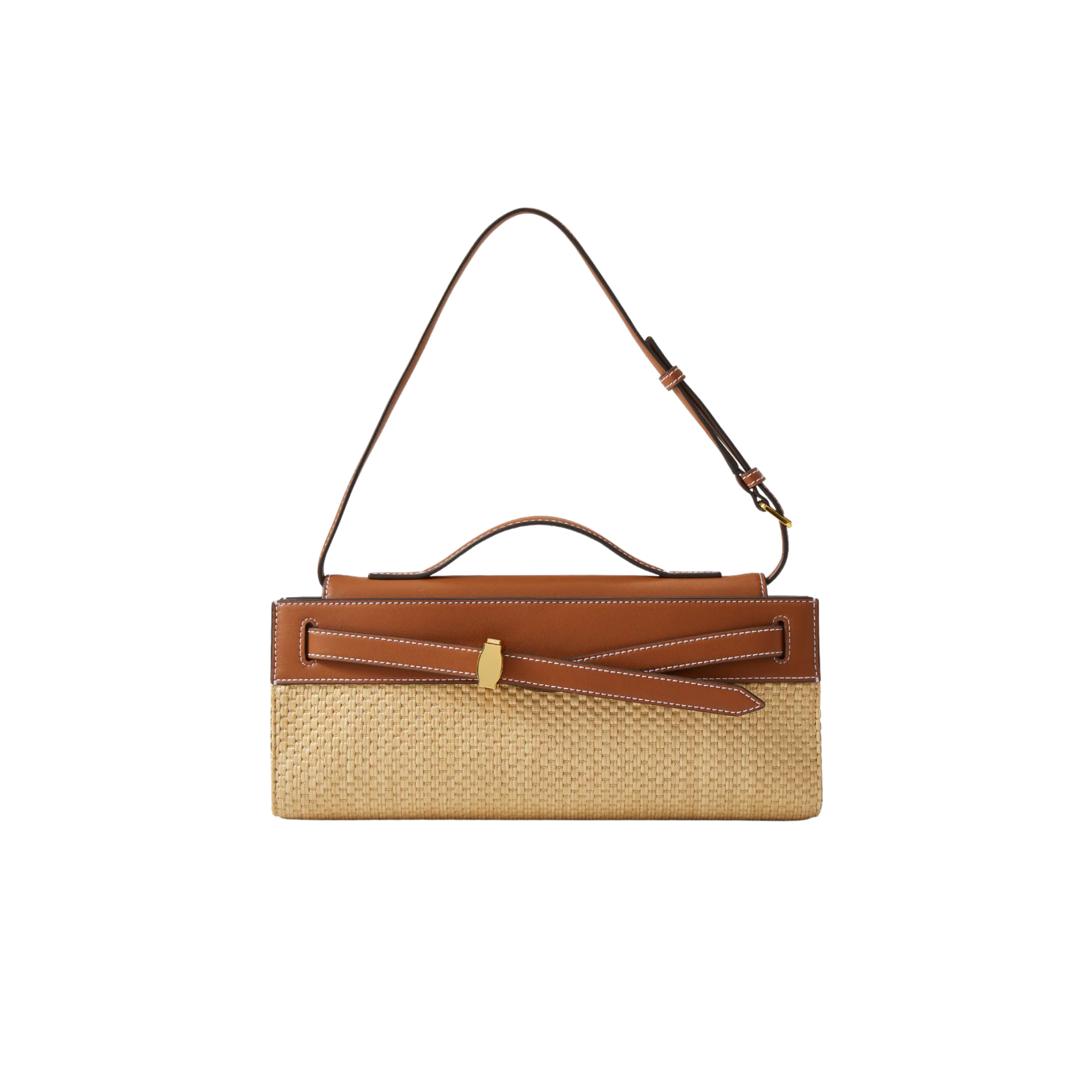 Raffia Dash Clutch