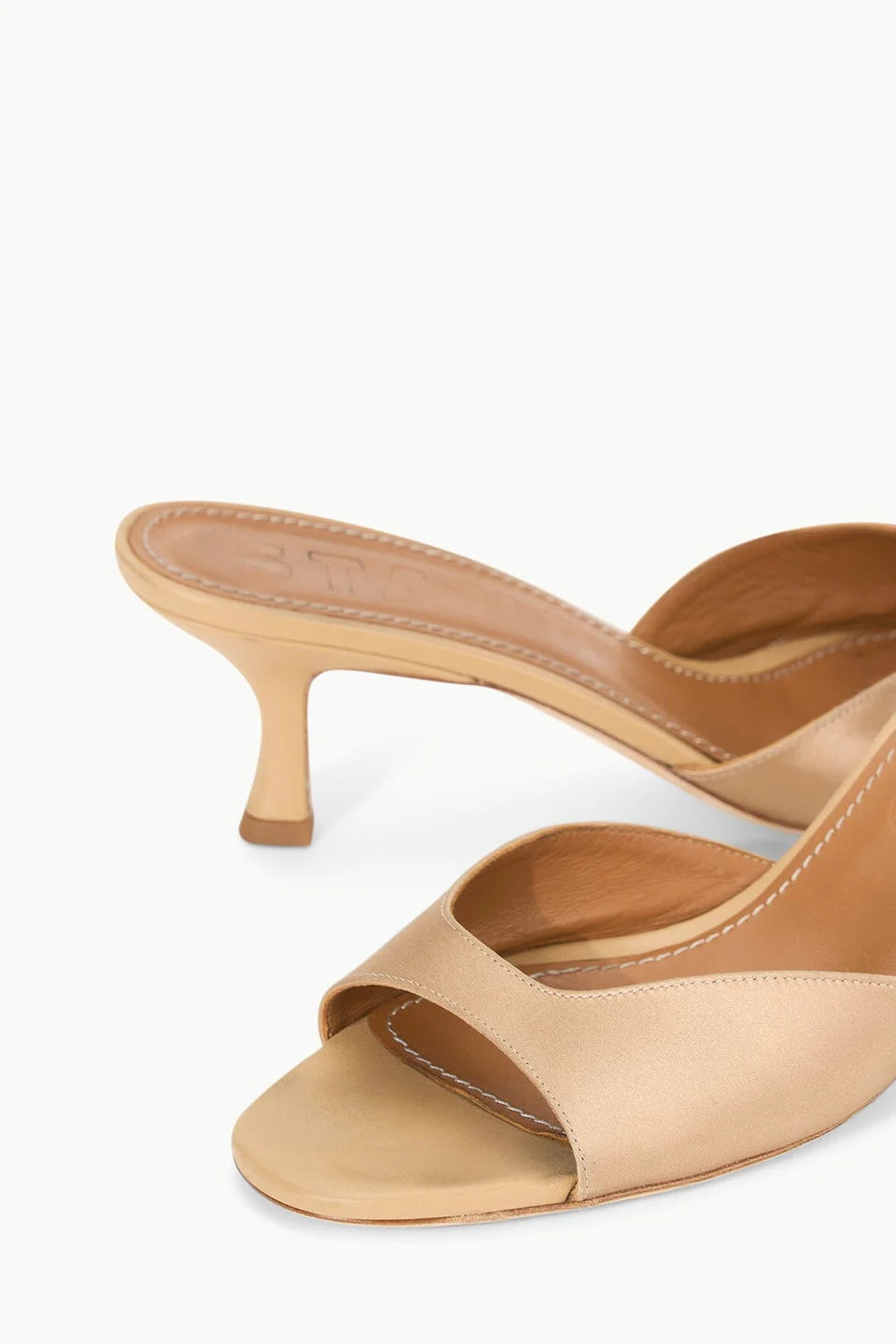 Brigitte Satin Mule