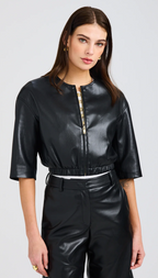 Brando Vegan Leather Bomber
