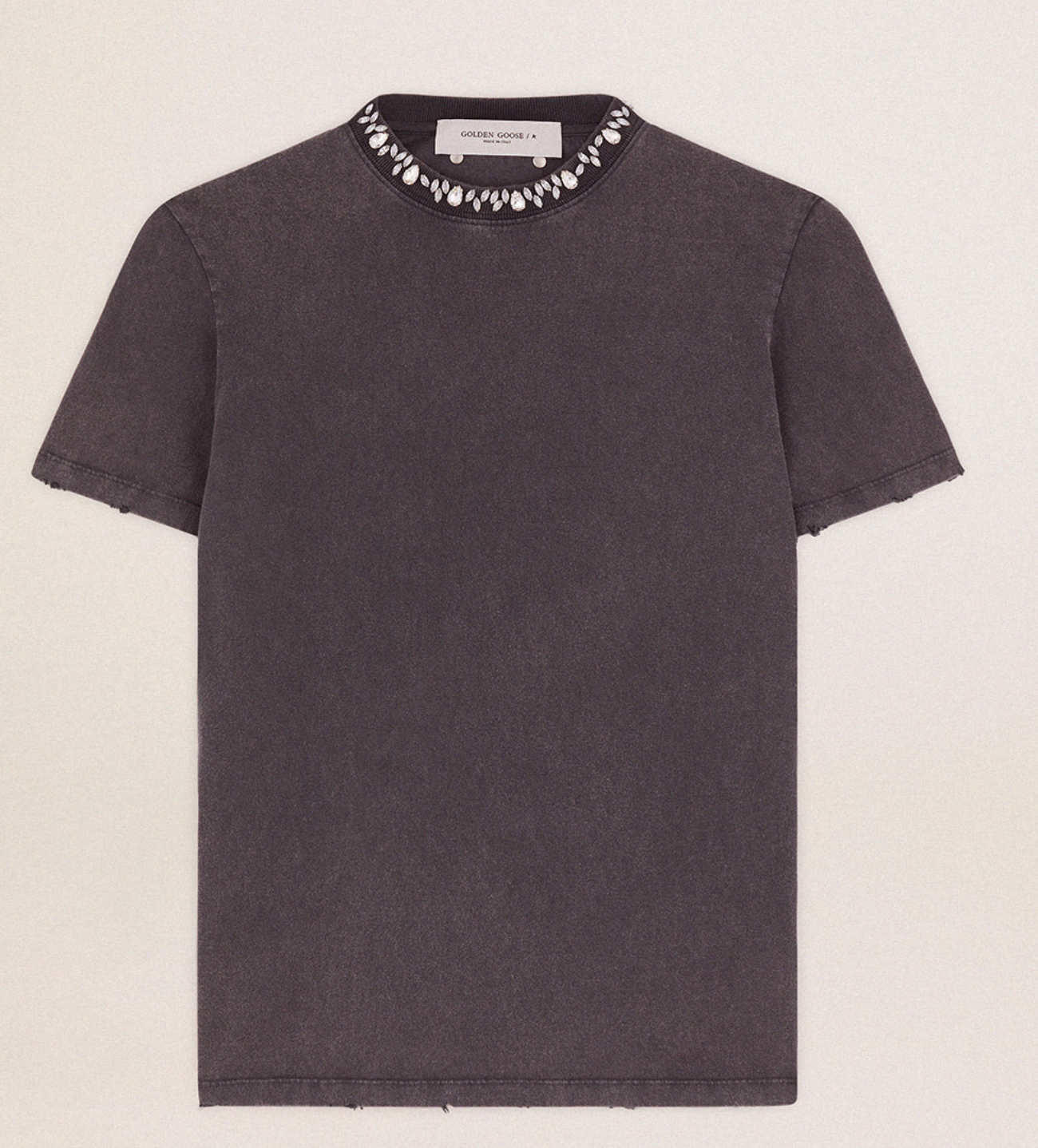 Golden Distressed Tee
