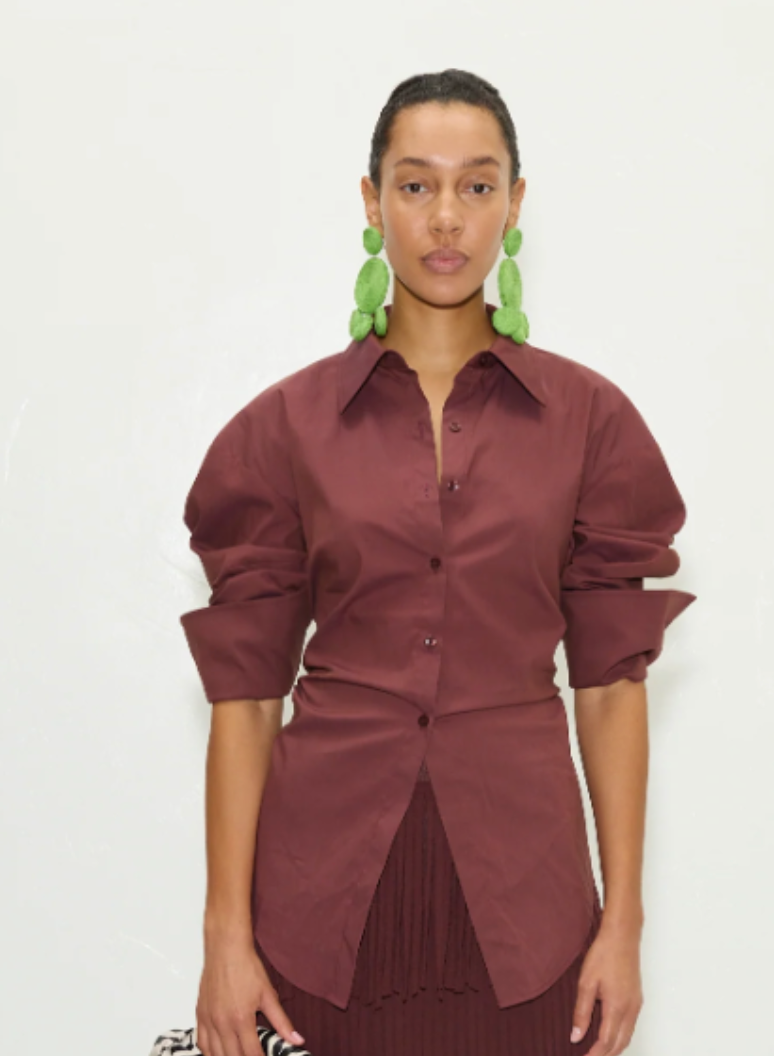 Loch Poplin Button Up