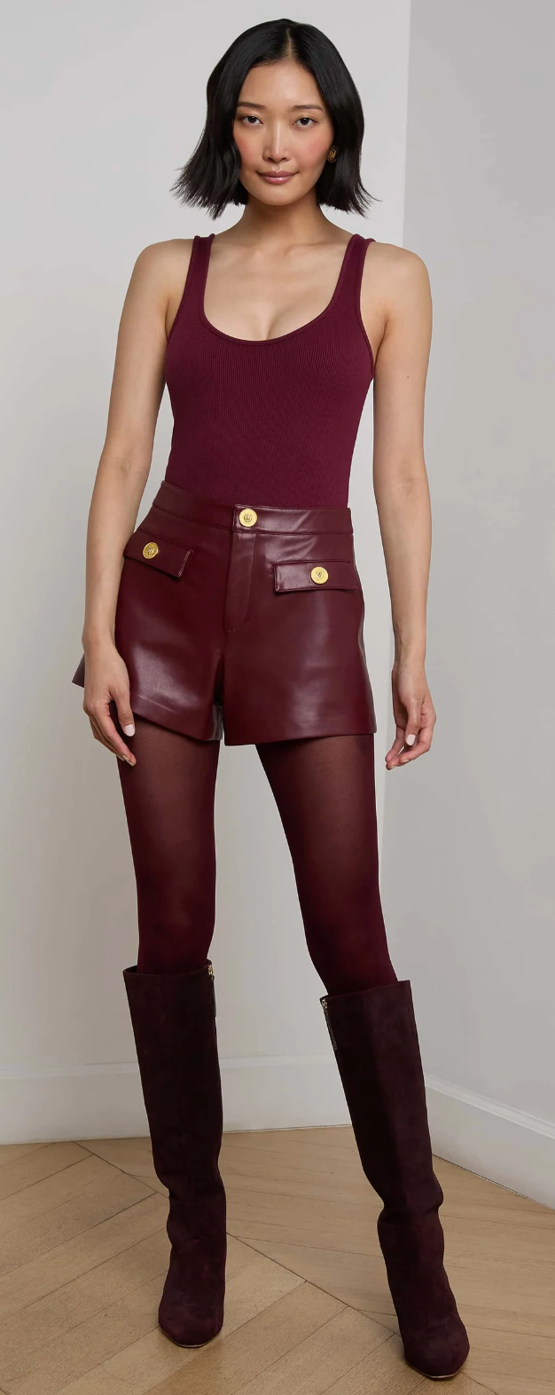 Dionne Short Black Cherry