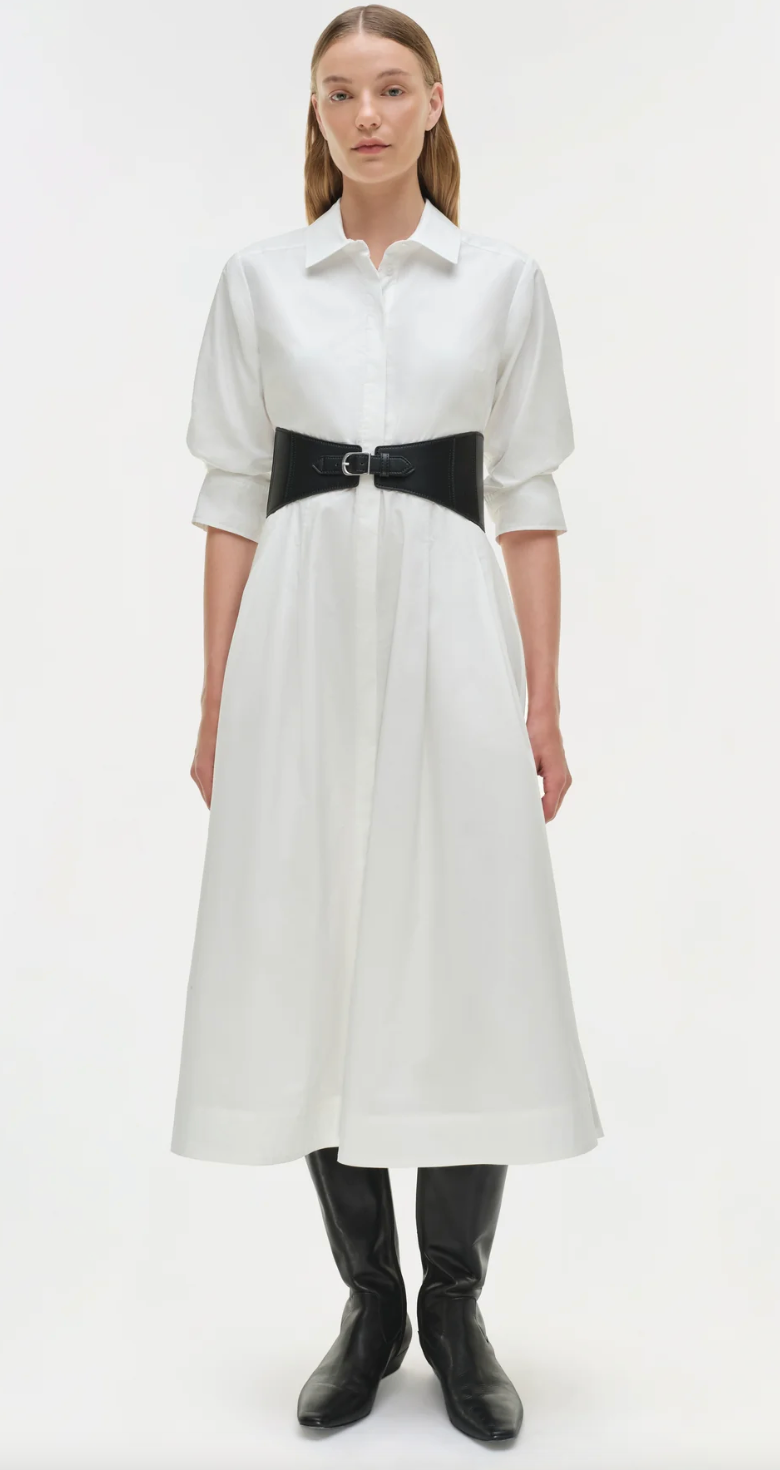 Olson Belted Midi Dress
