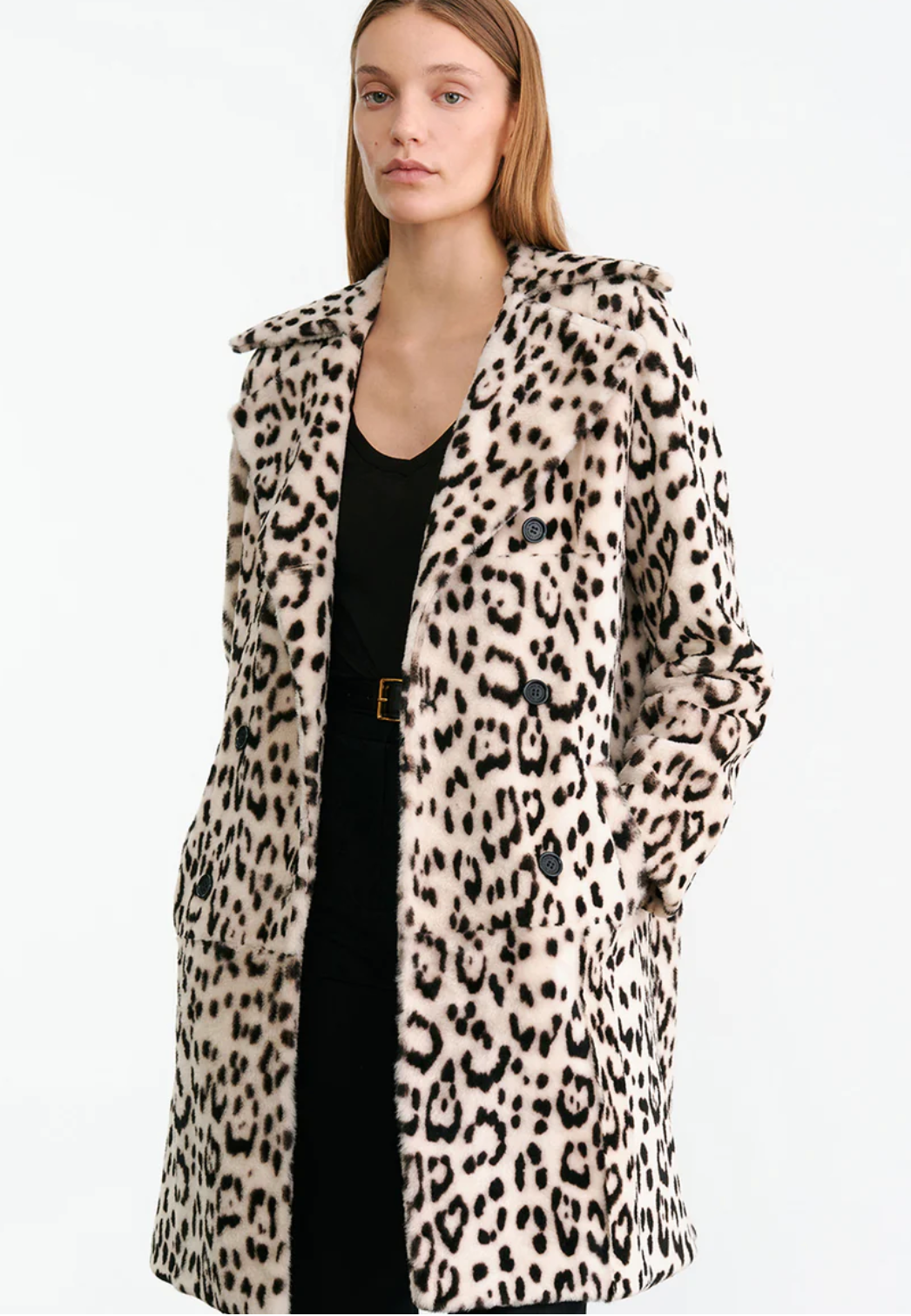 Crystal Leopard Duster Coat