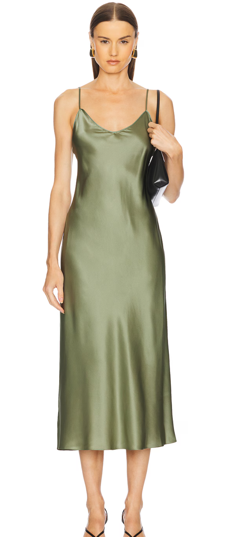 Taylor V Neck Dress Eucalyptus