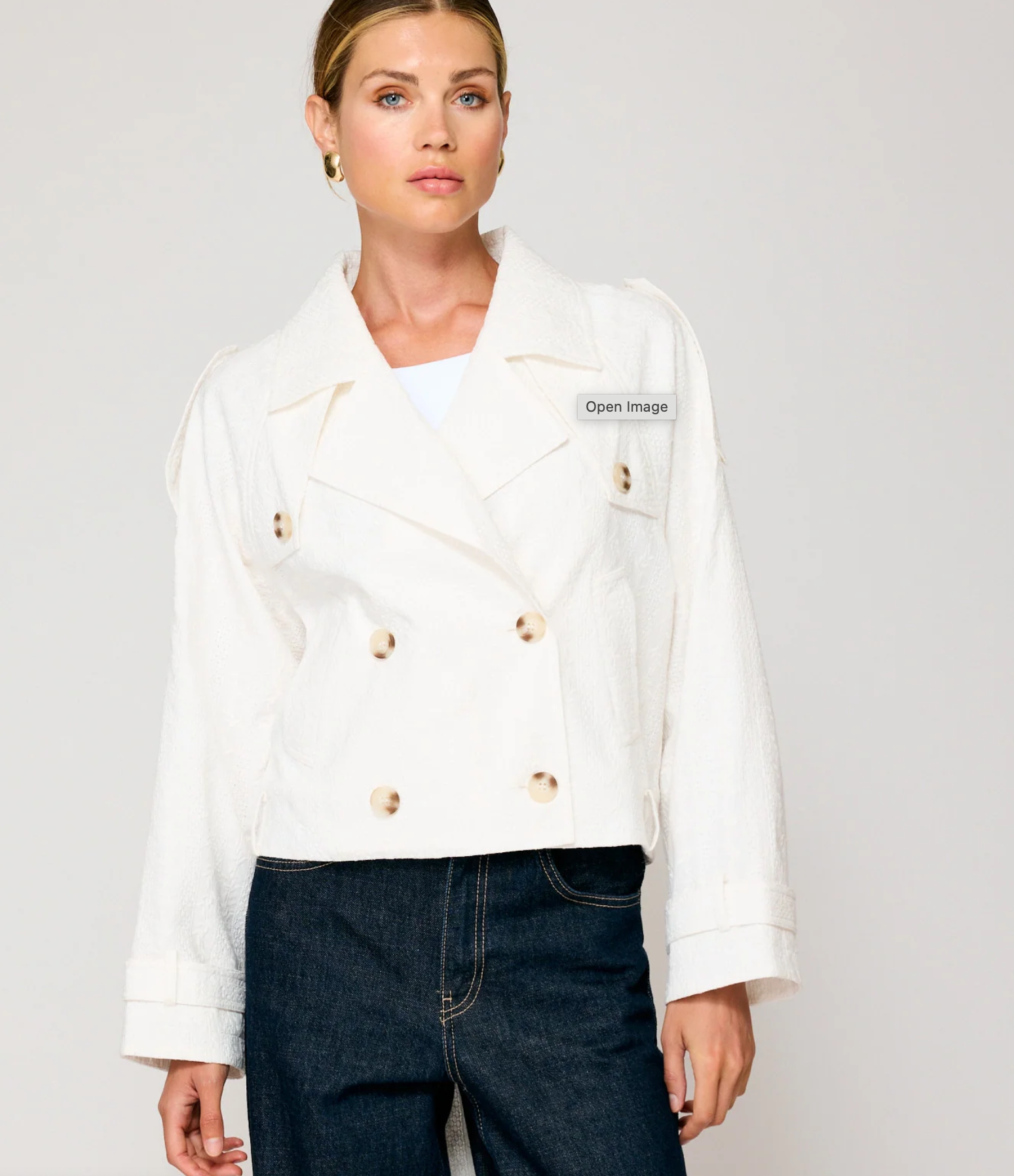 Bendetta Crop Trench Jacket